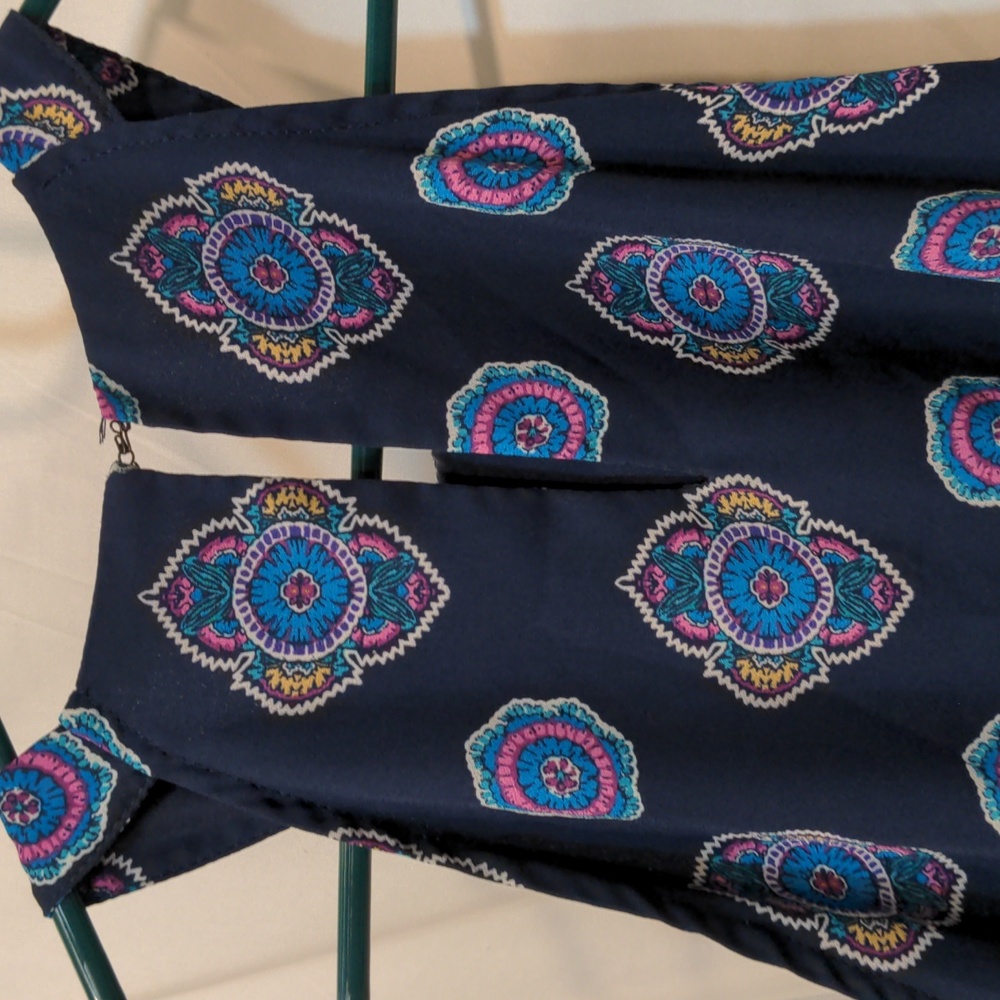 Artisan NY blue sleeveless sheath dress size small - Picture 5 of 6